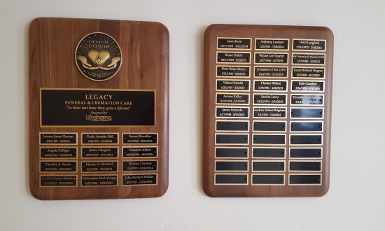 FH Donor Plaque FH Donor Plaque